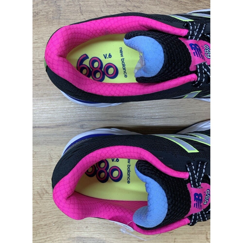 New Balance Fresh Foam 680 v6 Wide Women Running Shoes W680SD6 Black Pink 10.5 D - Picture 11 of 12